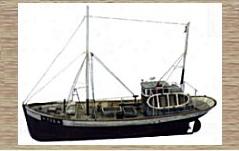 50107v Large Fishing Trawler - Full Hull Version (OO/HO Scale 1/87th)