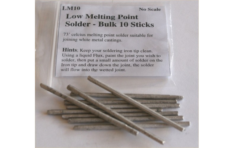 LMELT1 Low melt solder bulk pack (10 sticks)