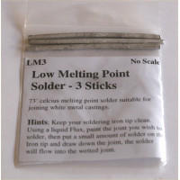 LMELT Low Melt Solder 3 sticks + instructions