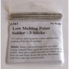 LMELT Low Melt Solder 3 sticks + instructions