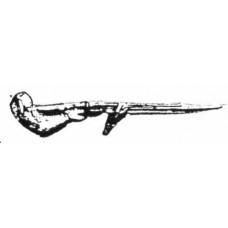 xa59 rifle and arm firing position (54mm Scale)