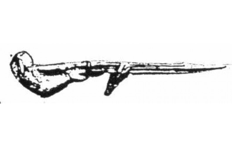 xa59 rifle and arm firing position (54mm Scale)